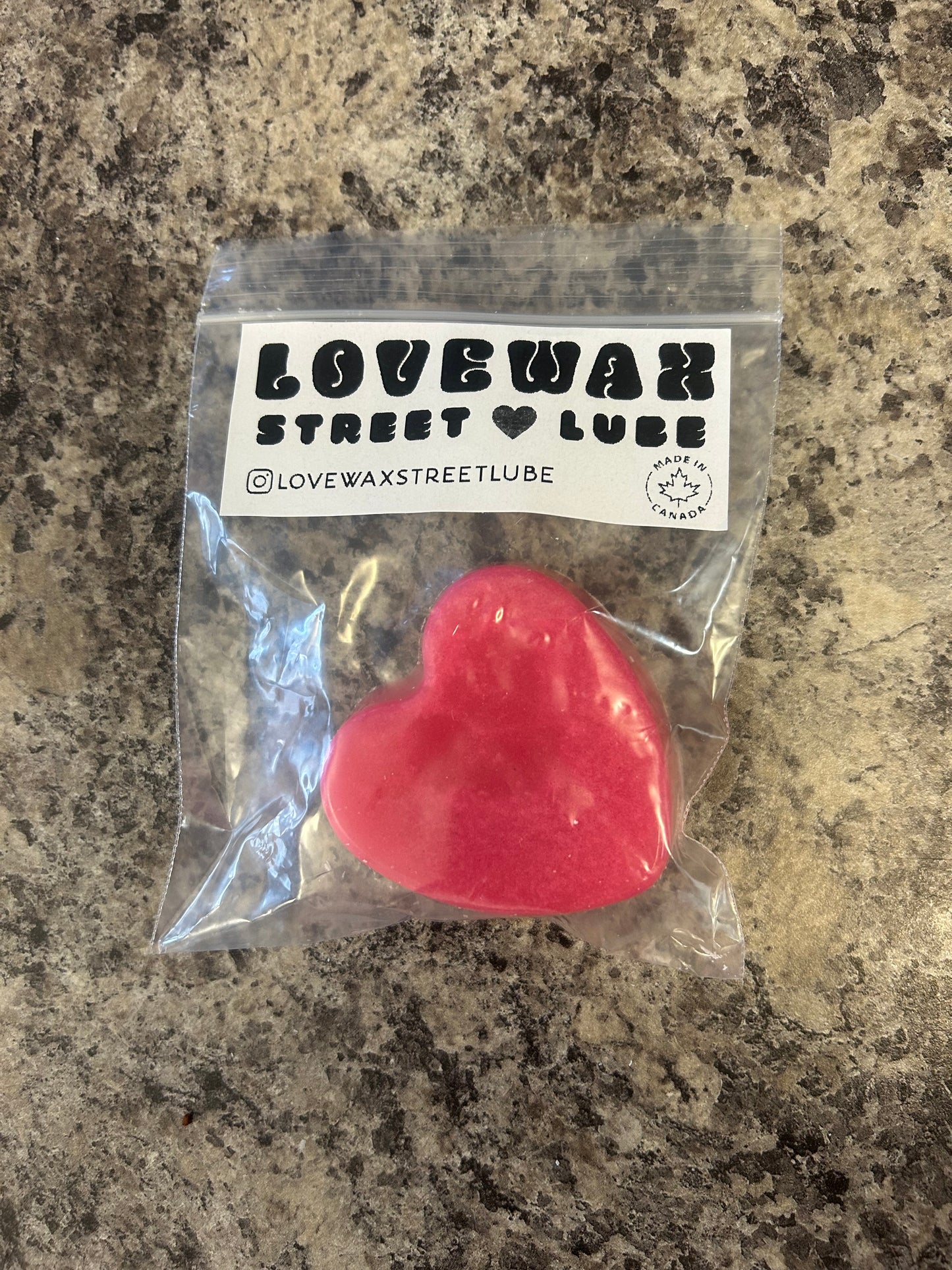 Love Wax - Classic Heart - Rose