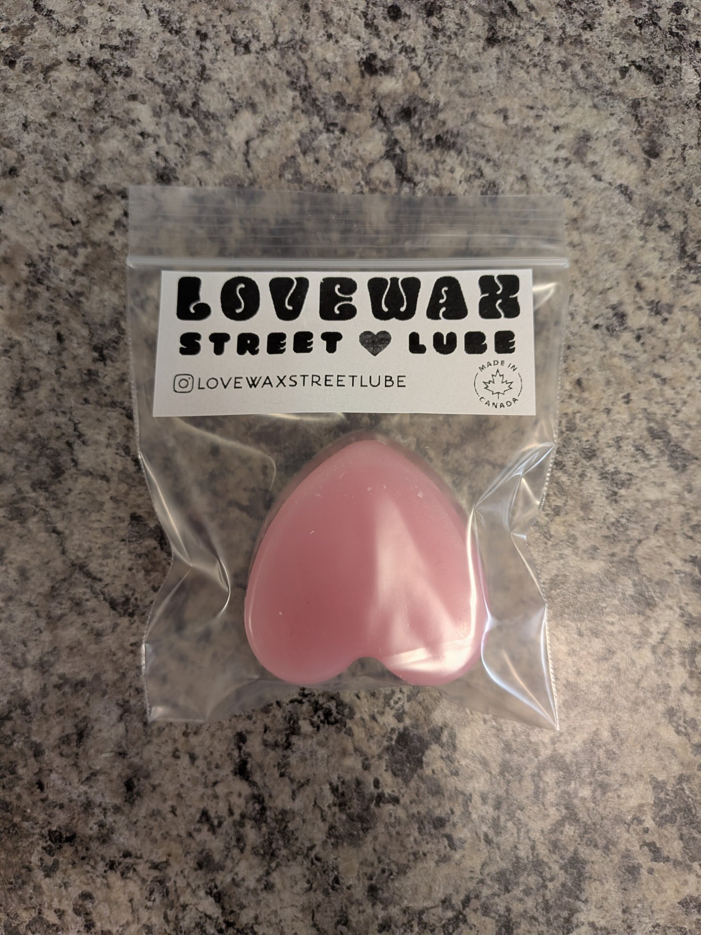 Love Wax - Classic Heart - Bubblegum